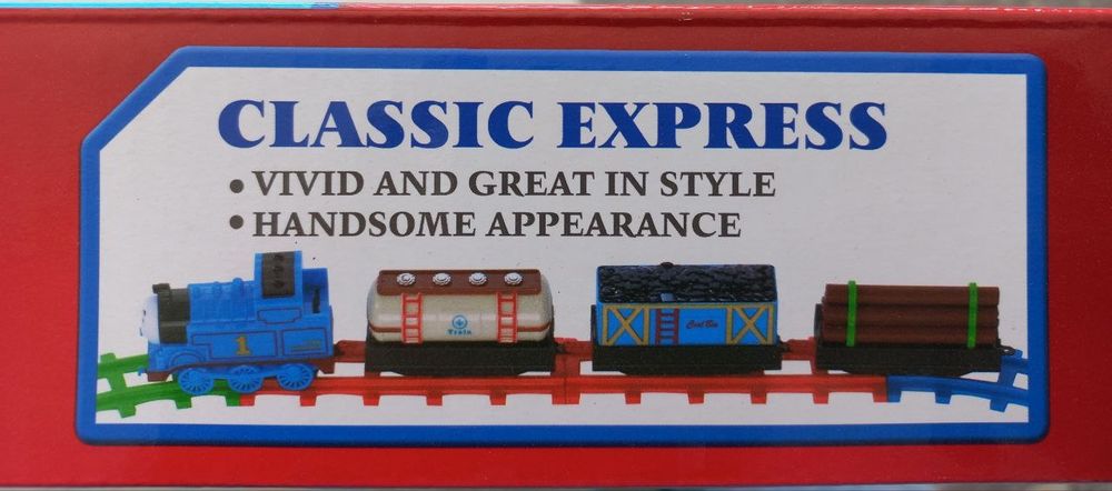 Железная дорога-конструктор Маленький Паровозик Томас поезд игрушка