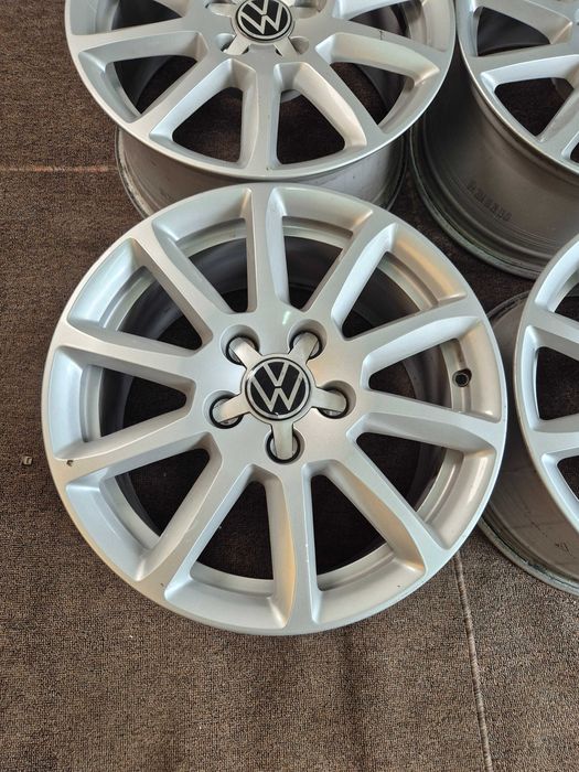 4 Jante Aliaj 5x112 16'' 7.5J ET 45 - OEM VW Golf Passat Touran Sharan Caddy T-ROC / Skoda Octavia Superb Karoq YETI