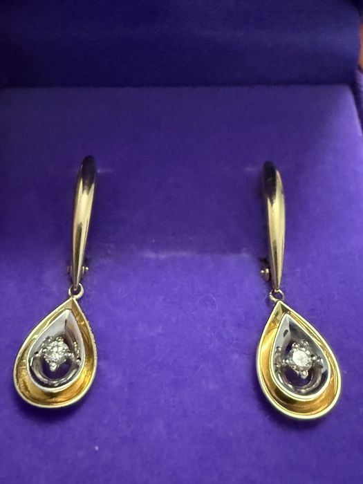 Бриллиантовые серьги