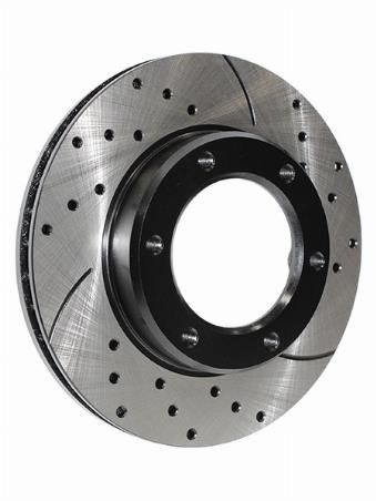 Комплект дисков тормозных передний перфорированные  Toyota Land cruise