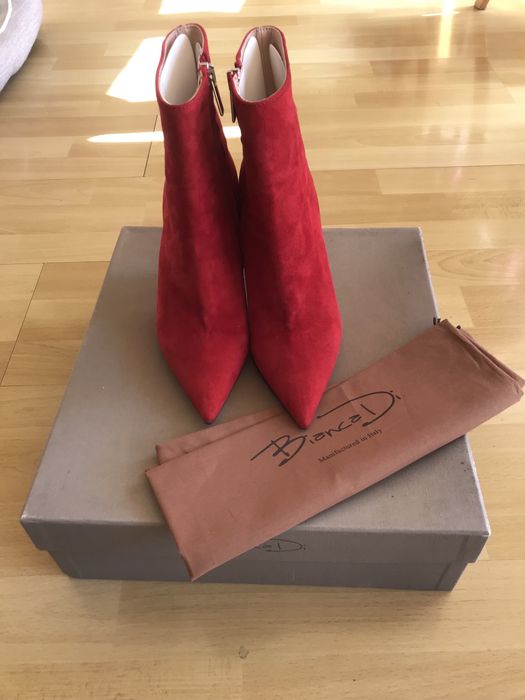 Велурени боти”BIANCA DI” перфектни.