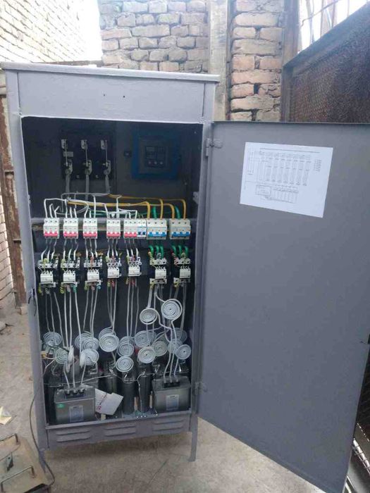 Компенсация реактивной энергии.  акрм и косинусных конденсаторов