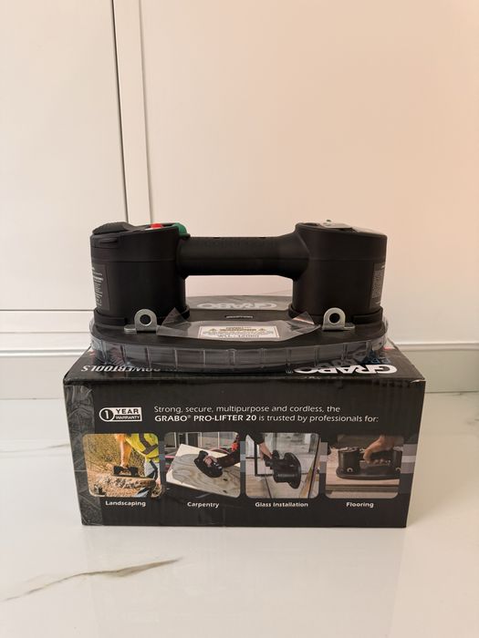ventuza electrica GRABO Pro lifter 20 sticla, gresie, lemn, rigips