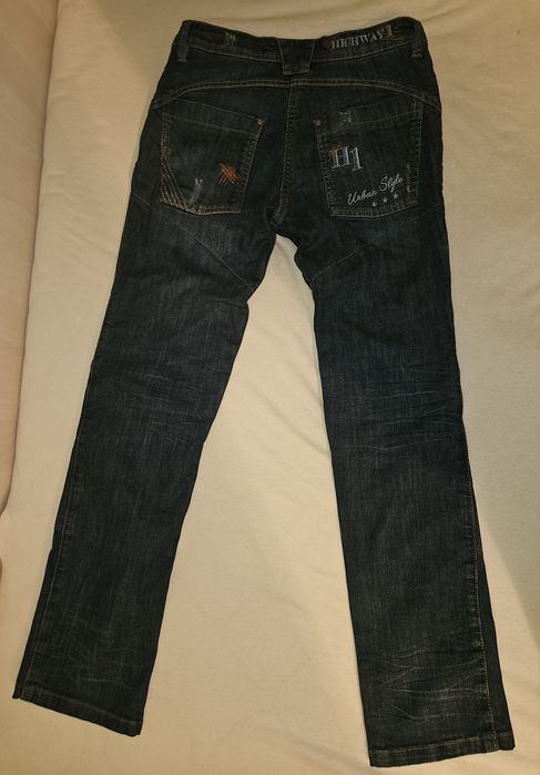 Blugi "Highway 1" albastru inchis