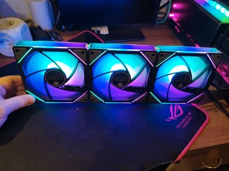 Set ventilator PC Jungle Leopard Interstellar-V1 Black - Reverse Flow