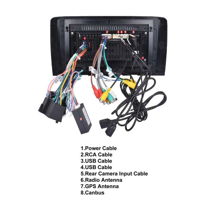 Мултимедия за Mercedes R R300 R350 W251 Навигация двоен дин Android R