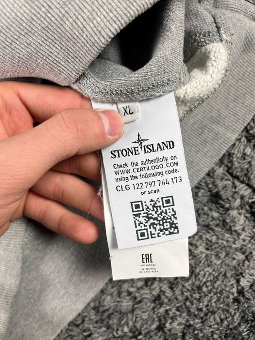 Stone Island Garment Dyed Fleece Sweatshirt Мъжка Блуза