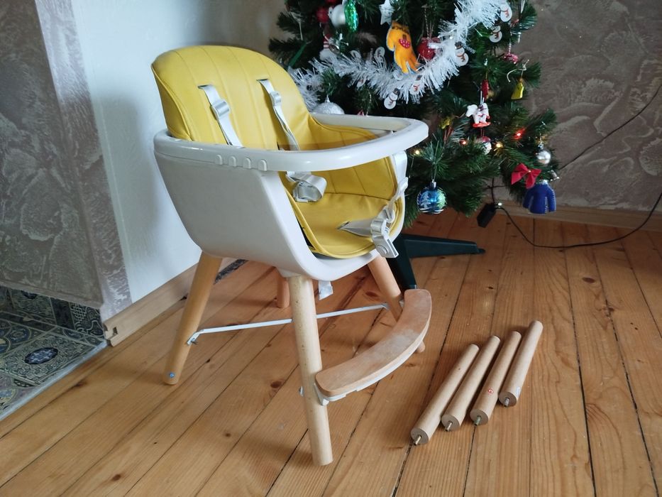 Столче за хранене(жълто).Chipolino-Woody
