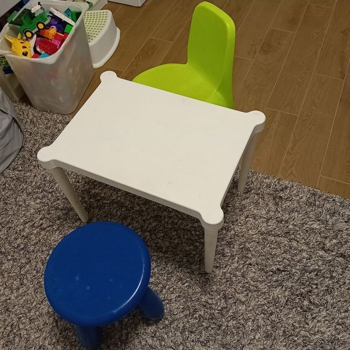 Masa utter gradina copii plus scaun scaune ikea mammut