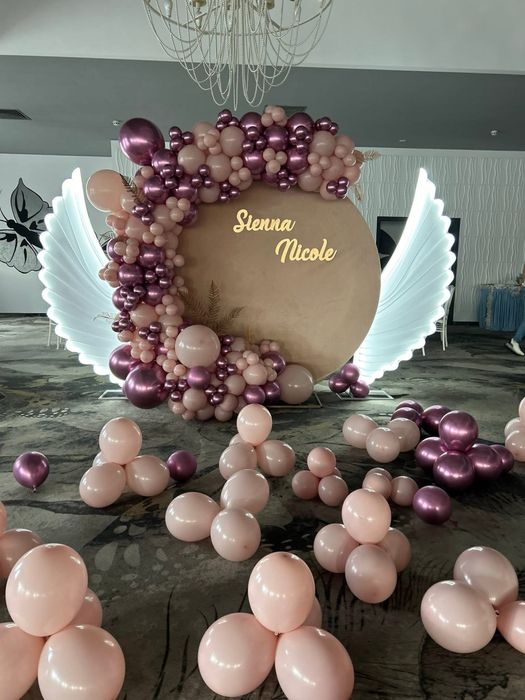 Arcada baloane/Oglinda foto/Photocorner floral/Aripi inger