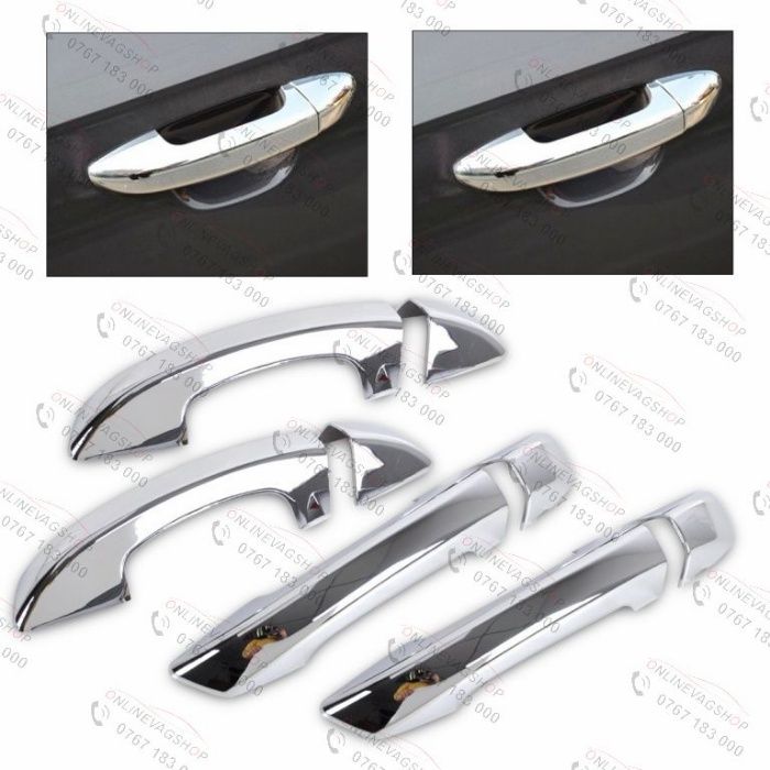 Ornamente manere cromate pentru VW Golf 6, Skoda Superb 2