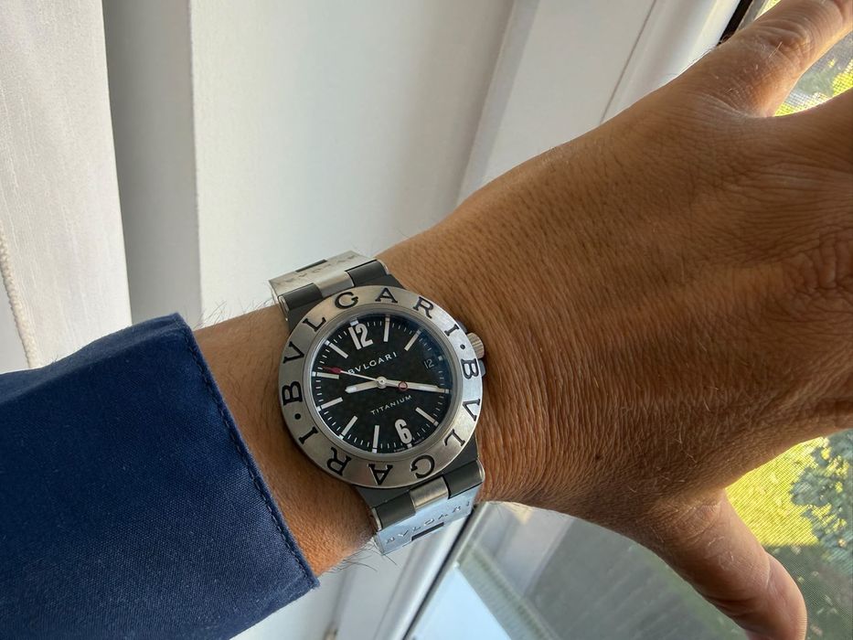 Ceas Bvlgari Diagono Titanium Carbon automat schimb cu hublot cartier breitling omega