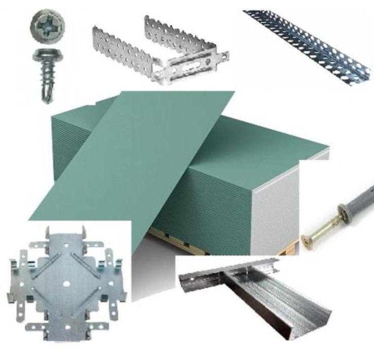 Гипсокартон и комплектующие