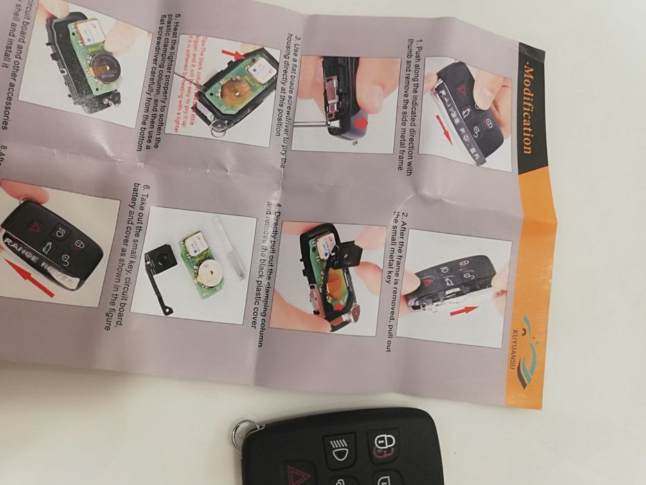 Кутийка за ключ за Range Rover