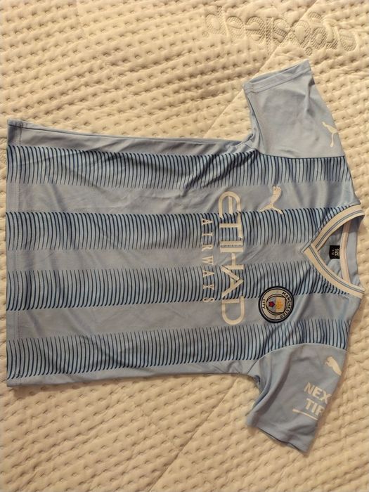 Tricou Manchester City, Puma,de Bruyne Nr 17,pt copii,colecționar/fan