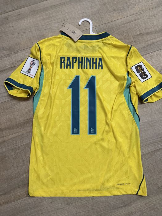 Tricoud e fotbal Nationala Braziliei Raphinha 11 nike nou marime M