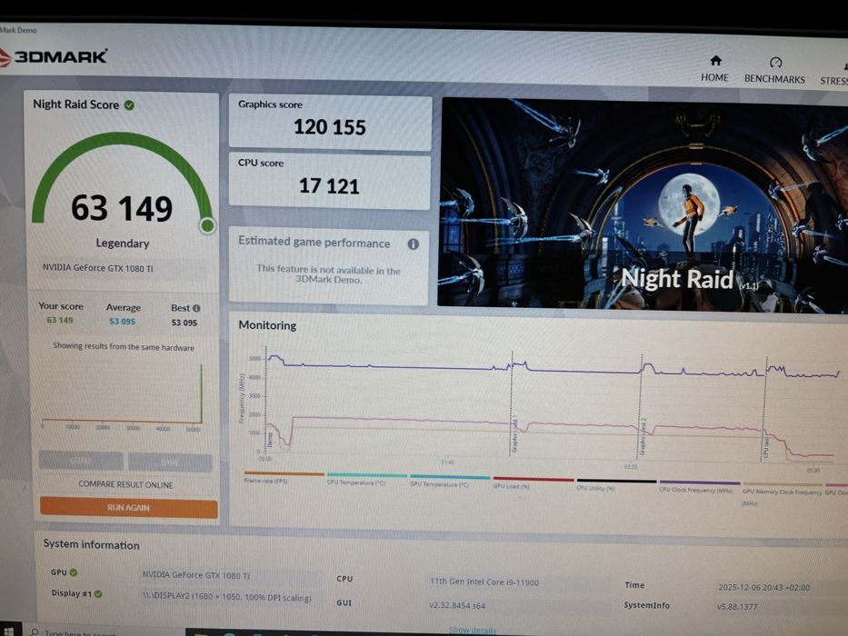 Placa video GTX 1080 TI, 11 GB