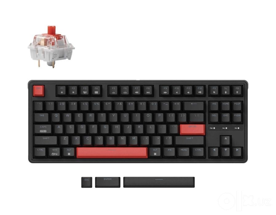 Keychron c3 pro brown / red switches Rapoo v 500 pro 98 клавиш механич