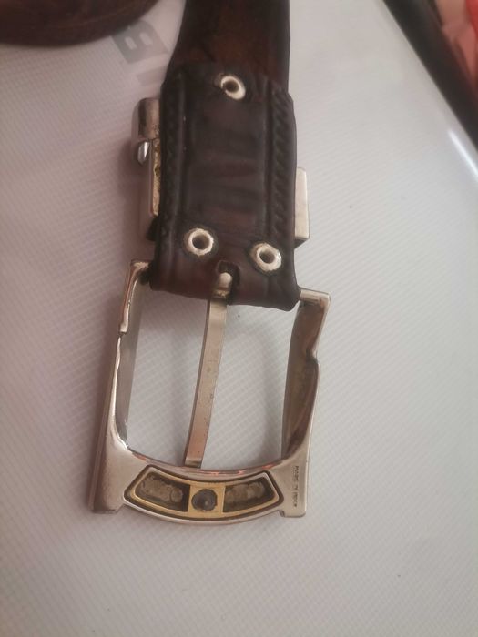 Оригинален кожен колан USA 501  с лого на Nike