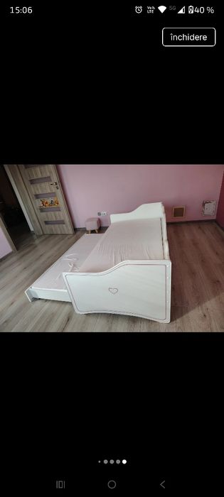 Pătuț fetiță 80/160