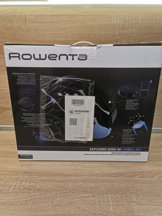 Робот прахосмукачка ROWENTA X-PLORER Animal Serie 40 RR7267WH, 33W, 24