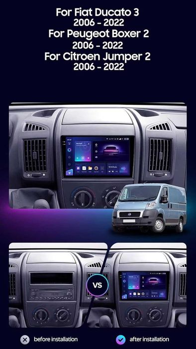 Navigatie Fiat Ducato 3/ Peugeot Boxer 2/ Citroen Jumper 2