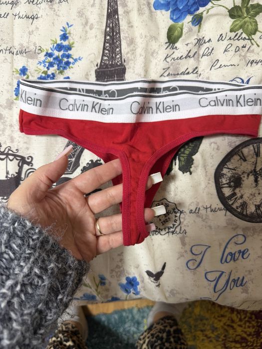 Lenjerie ck 2 perechi rosii