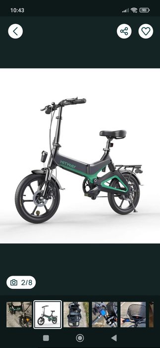 Bicicleta electrica  foarte practică