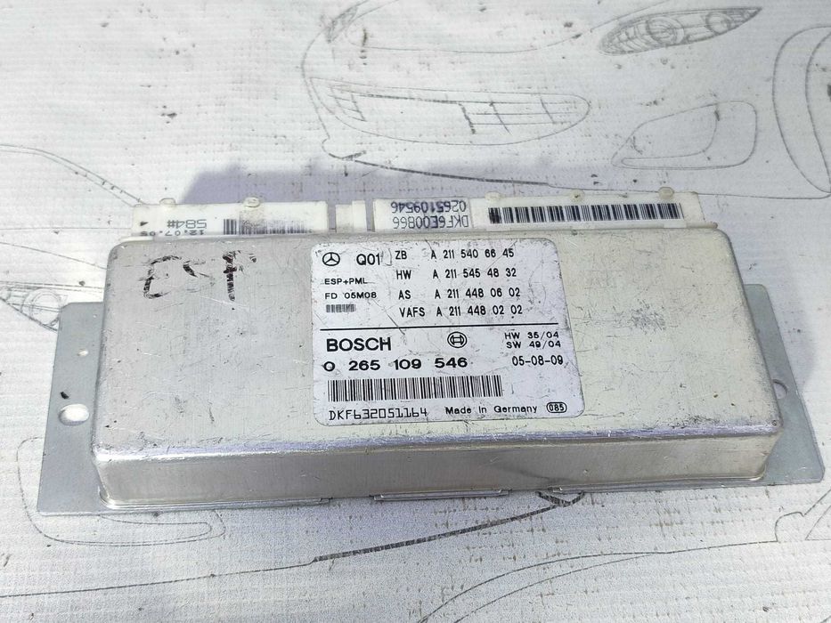 Unitate control hidraulică ESP + PML Mercedes-Benz E W211 COD: A2115406645 2005 / [2002-2009] / (5G3)