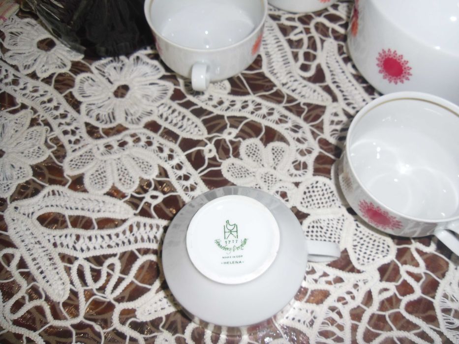 Serviciu  cafea portelan fin