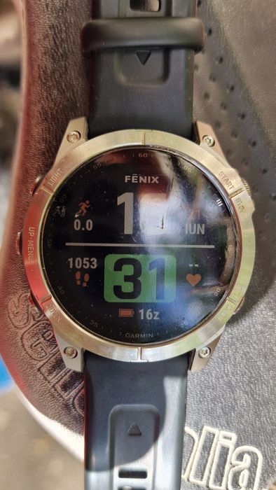 Garmin Fenix 7, 47mm, silver/graphite,  impecabil