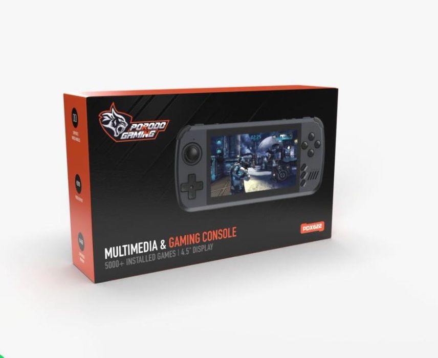 Porodo PDX622 Multifunksional Gaming Console o'yin pristavkasi  atv13