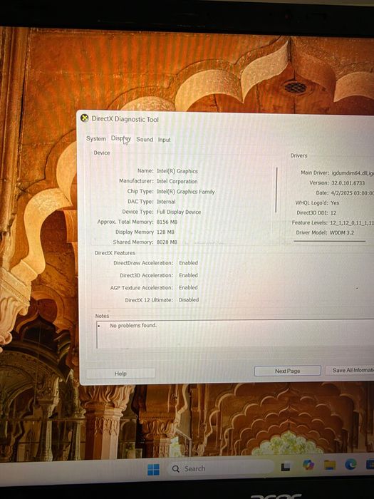 Laptop Acer aspire al15-33p(ctg)