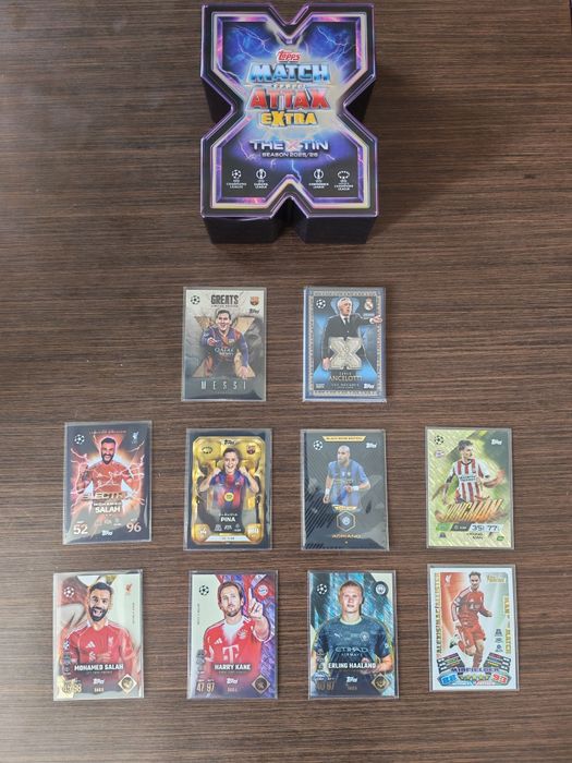 Lot 16 Cartonase Topps Match Attax Extra 2025/2026 + Cutie X-Tin Messi