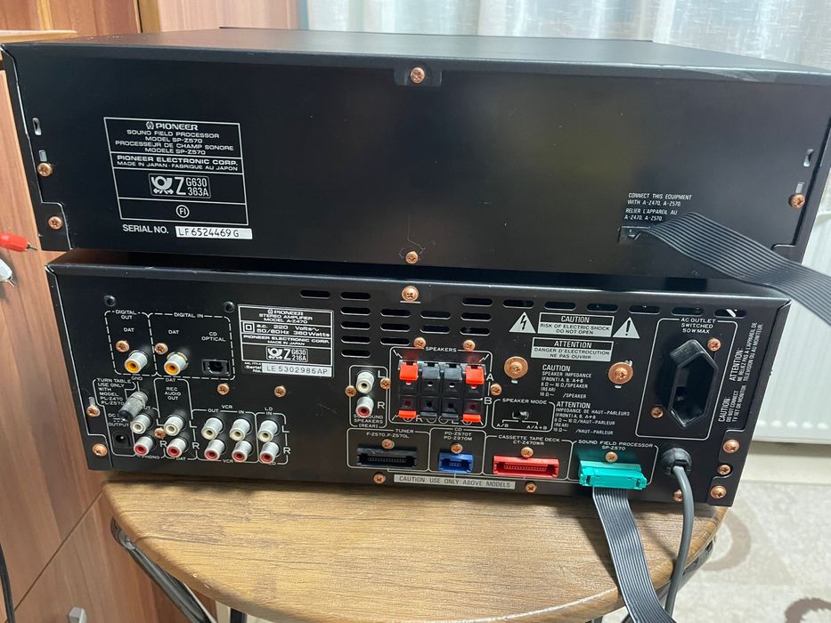 Pioneer A-Z470 Stereo Amplifier SP-Z570 Processor
