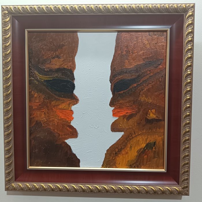 Абстрактна картина масло върху платно