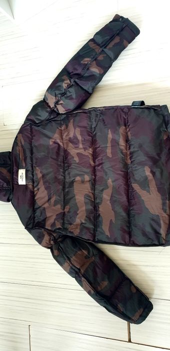 COACH Camo Womens Down Jacket Size L  ОРИГИНАЛ Дамско Зимно пухено Яке