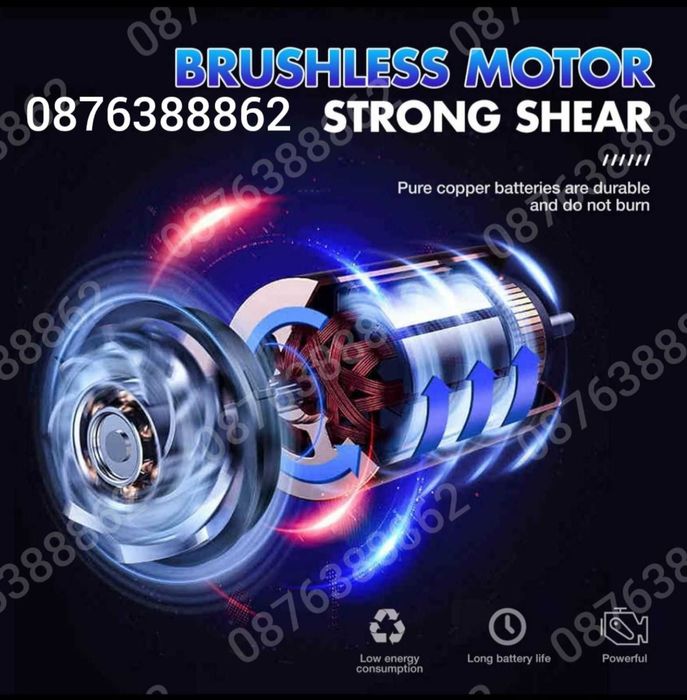 ПРОМО! Безжична Акумулаторна Ножица за Рязане на Клони 48V