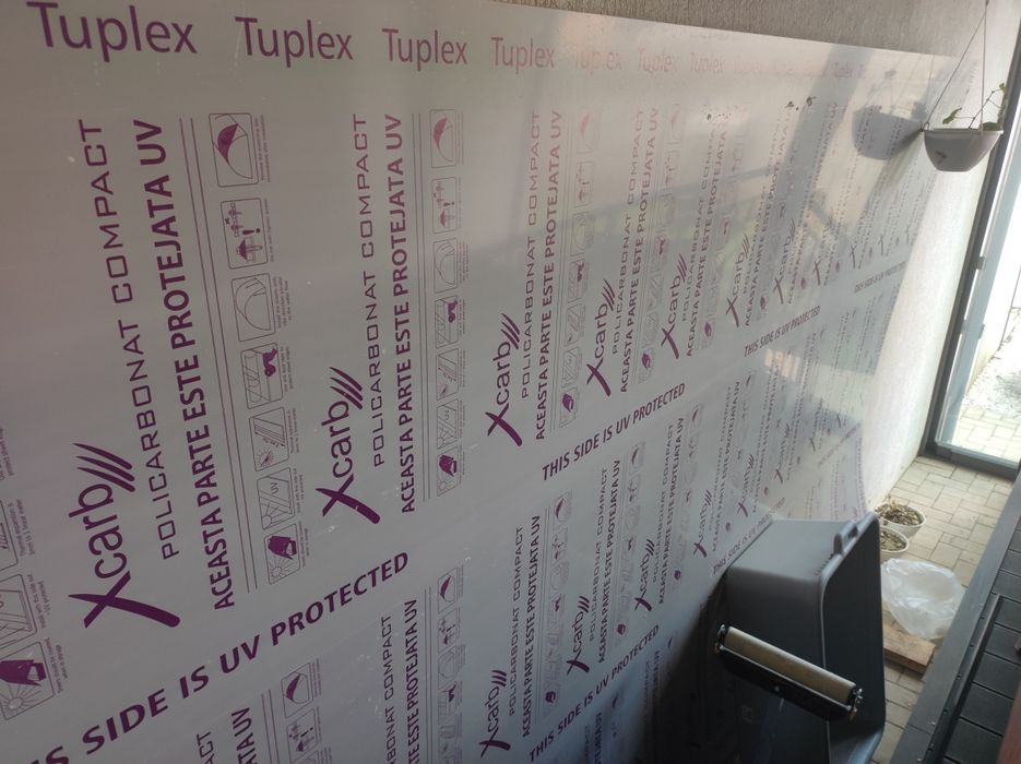 Tabla Tuplex polycarbonate transparenta solid sheet 2XUV