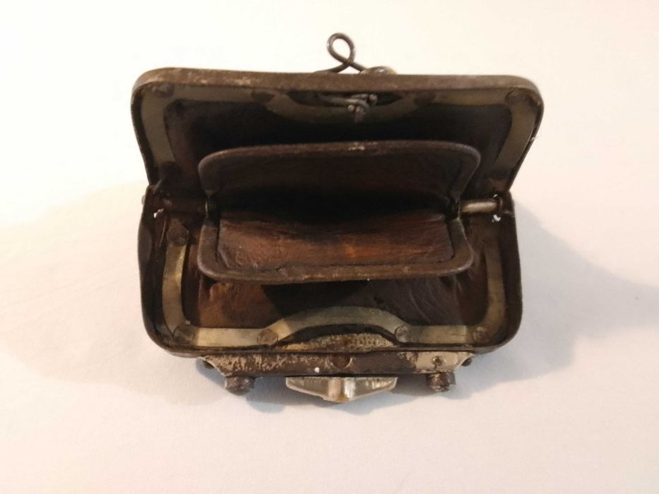 Много рядко Антично османско портмоне ,със куршум  пясъчни мъниста