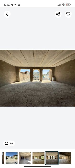 Продаётся дом (коробка)  в центре Луначарского