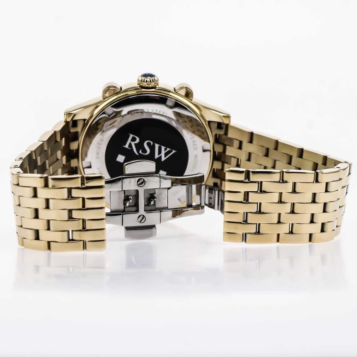 Ceas RSW - La Neuveville Chronograph Swiss Made Quartz - RSWC129-GG-1  - Bărbați