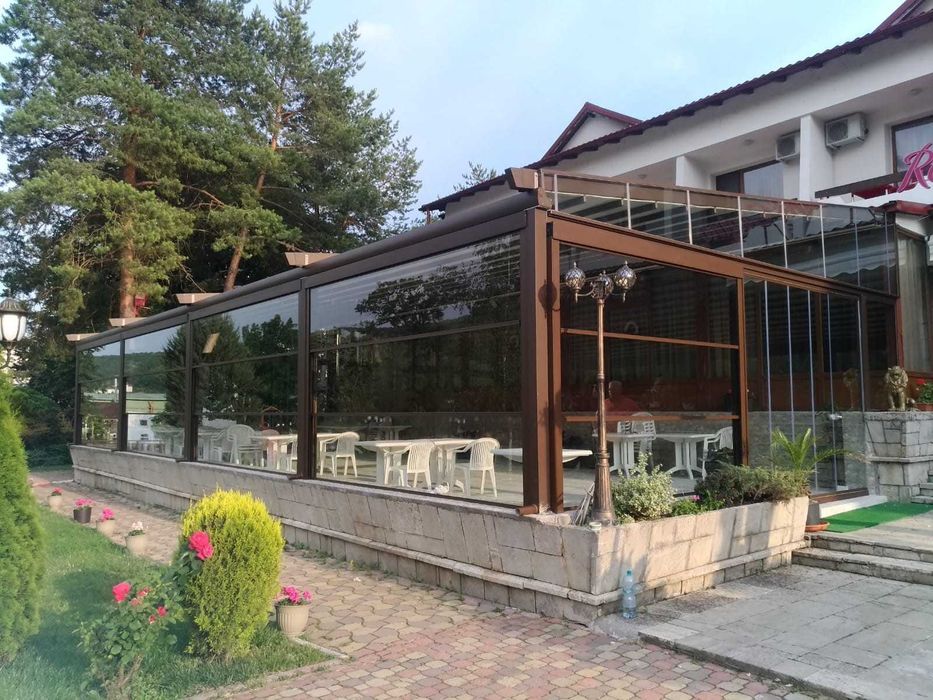 Pergola terasa/ inchideri sticla securizata / ghilotina / armonica