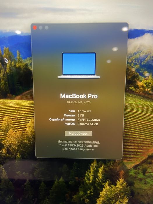 Macbook Pro M1 256gb
