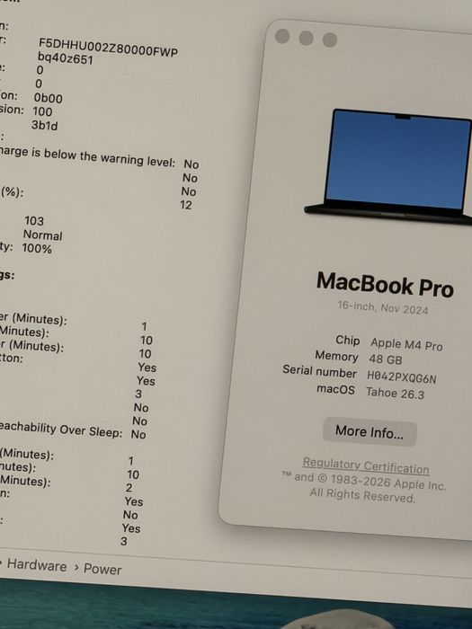  MacBook Pro 16 inch M4 Pro **48 GB**512 SSD** Full Box
