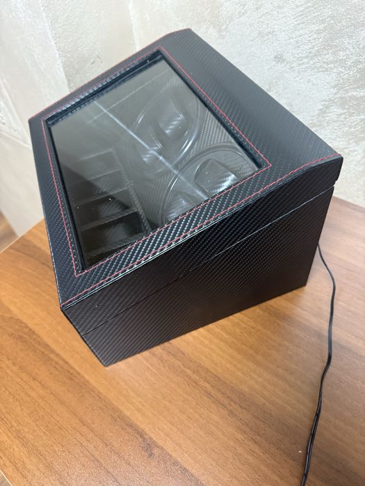 Луксозна кутия за съхранение и навиване на автоматични часовници за 4