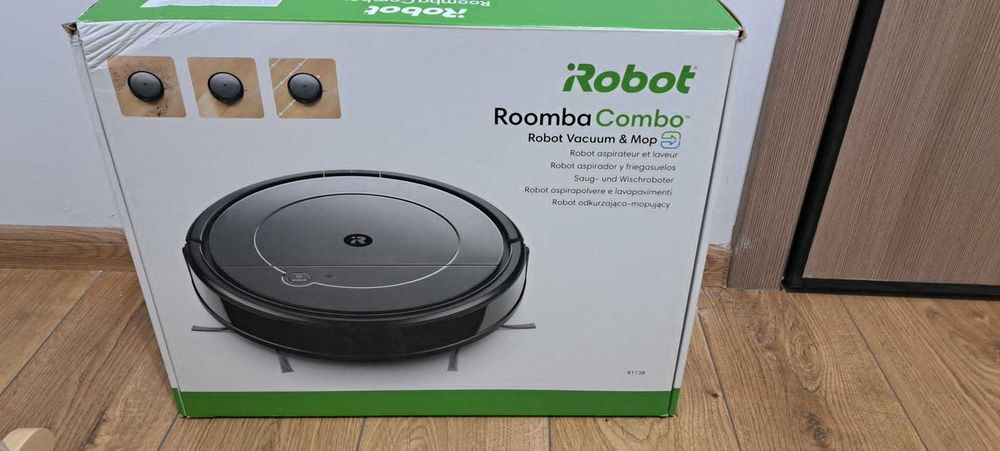 Комбинирана прахосмукачка iRobot Roomba Combo R1138