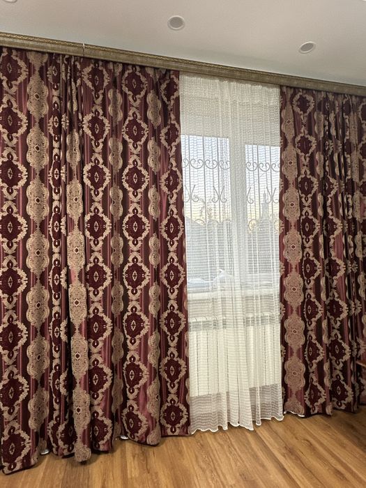 Шторы и тюль в зал