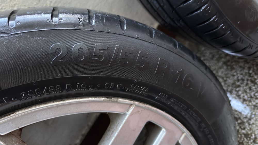 5x100 16” ET42 алуминиеви джанти с летни гуми