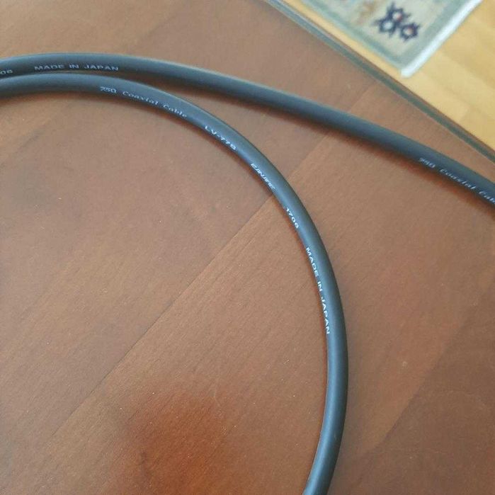 Cablu Canare LV-77S 75ohm RCA to RCA Cable, High-End / Audiophile SPDIF (Coaxial) Interconnect,Impecabil